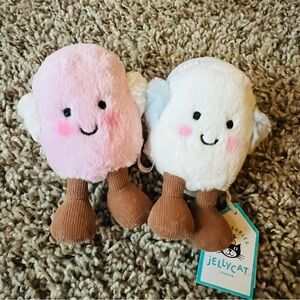 Jellycat Amuseables Toastie Pink and White Marshmallows